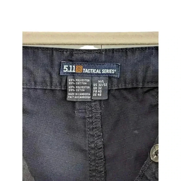5.11 Tactical Series Dark Navy Blue Taclite Pro Ripstop Pant Size 32 / 32 - Picture 9 of 9